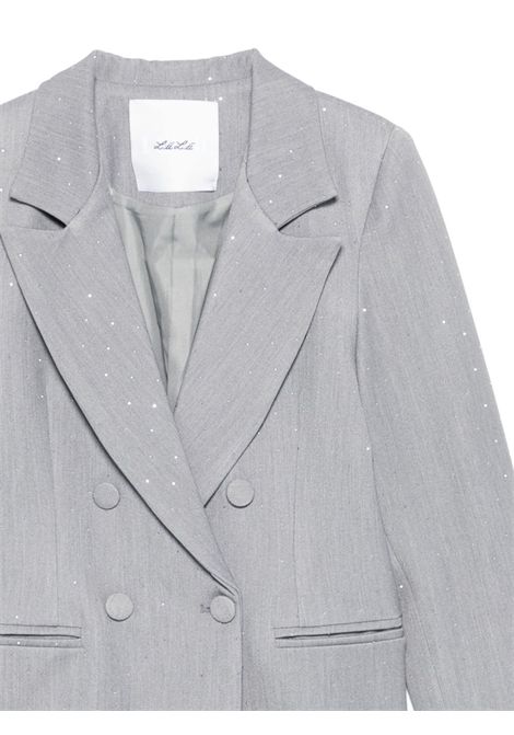 Blazer con strass Lù-Lù BY MISS GRANT | LL3781GRIGIO C
